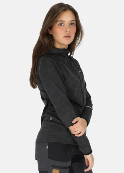 Swedemount Trail Stretch Hood Jacket W Charcoal Melange/ Black