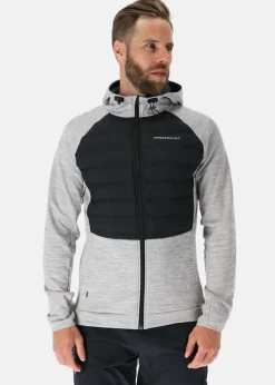 Sale Swedemount Training Hybrid Jacket Lt. Grey Melange/Charcoal Melange