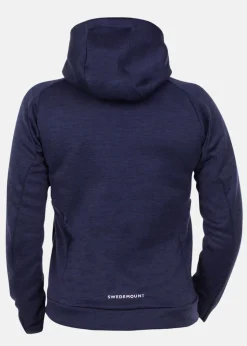 Discount Swedemount Training Hybrid Jacket JR Navy Melange/Lt. Grey Melange