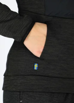 Sale Swedemount Training Hybrid Jacket W Charcoal Melange/Lt. Grey Melange