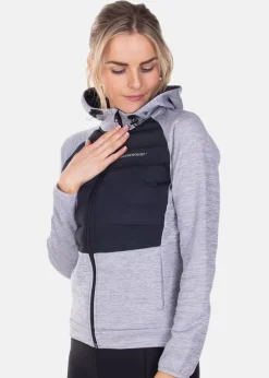 Swedemount Training Hybrid Jacket W Lt. Grey Melange/Charcoal Melange