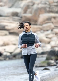 Swedemount Training Hybrid Jacket W Lt. Grey Melange/Charcoal Melange