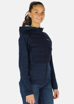 Sale Swedemount Training Hybrid Jacket W Navy Melange/Lt. Grey Melange