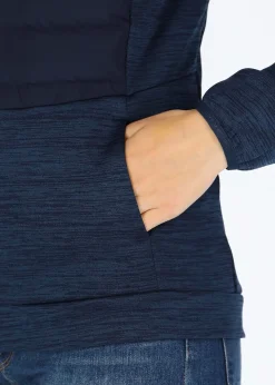 Sale Swedemount Training Hybrid Jacket W Navy Melange/Lt. Grey Melange