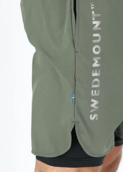 Swedemount Training 2in1 Shorts Olive
