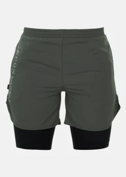 Best Swedemount Training 2-In-1 Shorts JR Olive
