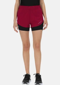 New Swedemount Training 2in1 Shorts W Burgundy