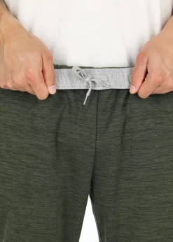 Swedemount Training Logo Pants Olive Melange/Lt. Grey Melange