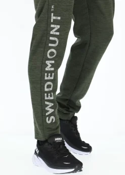 Swedemount Training Logo Pants Olive Melange/Lt. Grey Melange