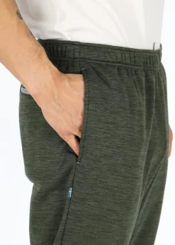 Swedemount Training Logo Pants Olive Melange/Lt. Grey Melange