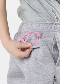 Sale Swedemount Training Logo Pants JR Lt. Grey Melange/Lt. Pink