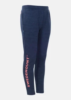 Swedemount Training Logo Pants JR Navy Melange/Apricot Melange