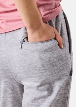 Clearance Swedemount Training Logo Pants JR II Lt. Grey Melange/Dusty Rose