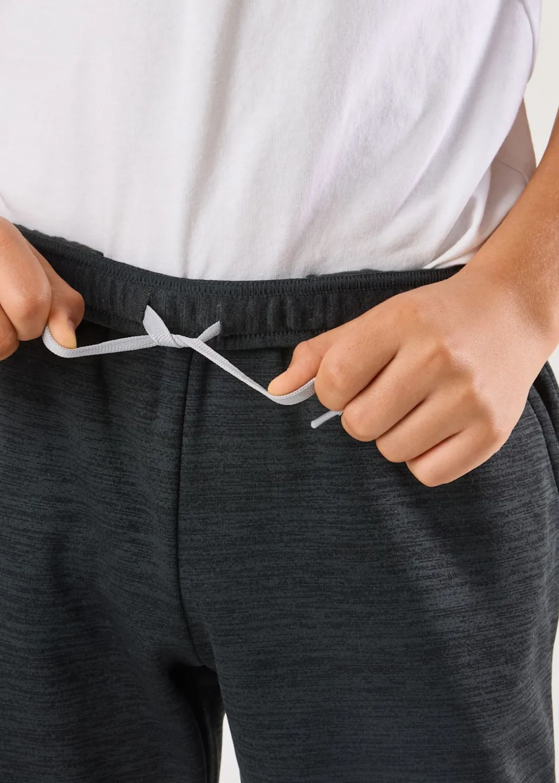 Hot Swedemount Training Logo Pants JR II Charcoal Melange/Charcoal Melange