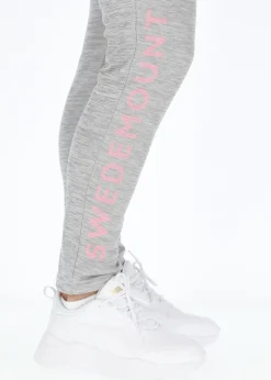 Swedemount Training Logo Pants W Lt. Grey Melange/Lt. Pink
