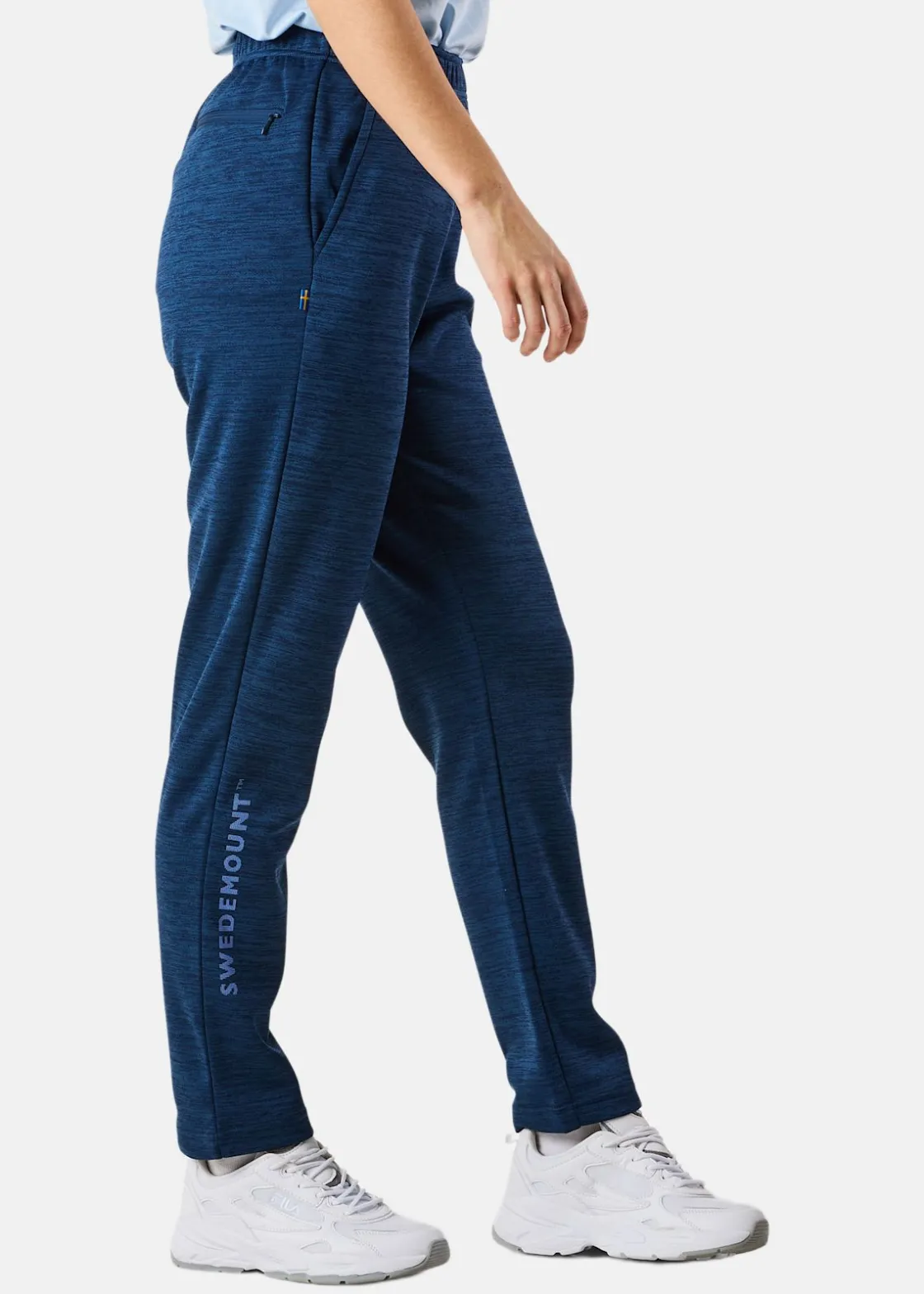 Hot Swedemount Training Logo Pants W II Navy Melange/Lt Blue