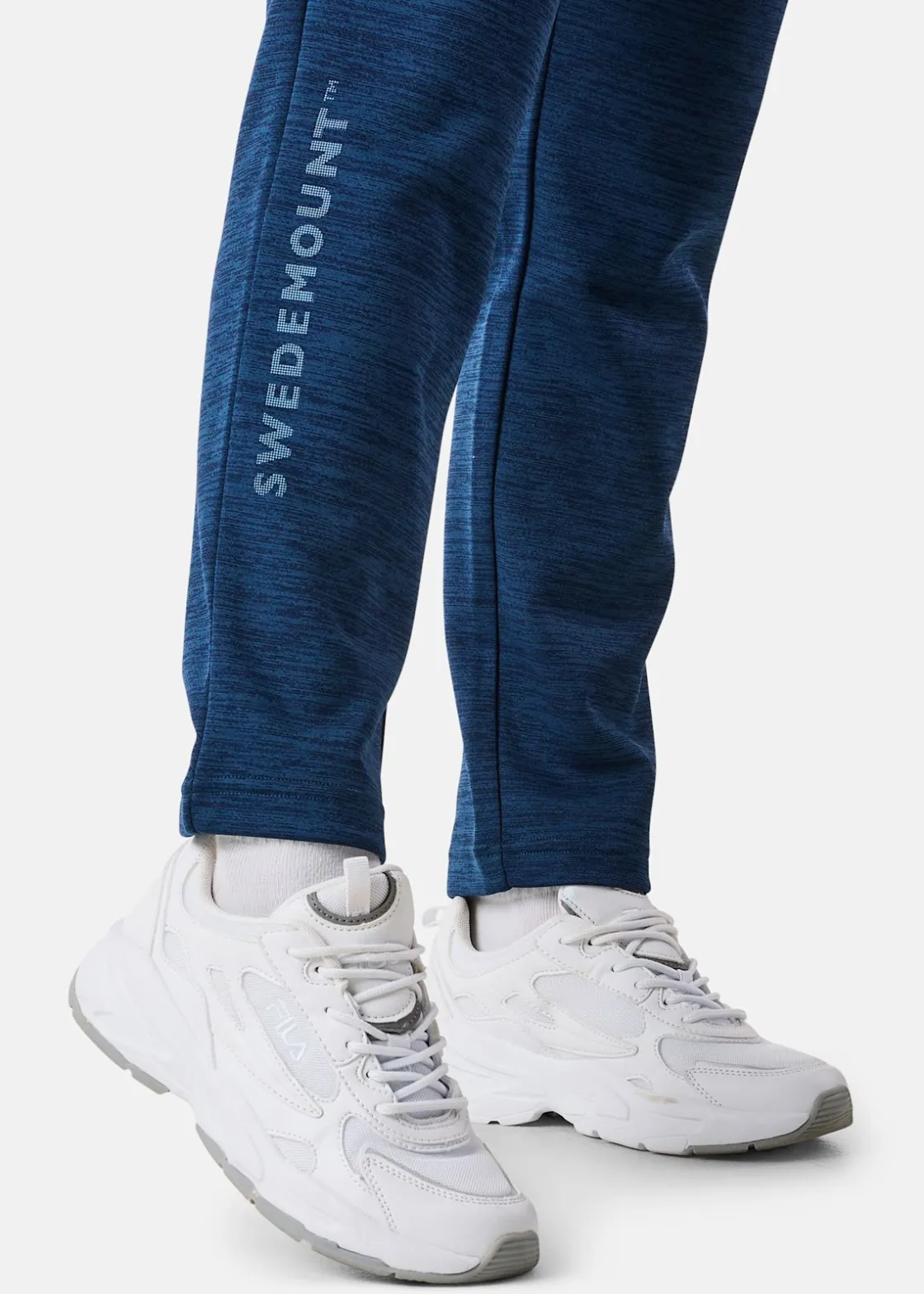 Hot Swedemount Training Logo Pants W II Navy Melange/Lt Blue