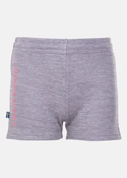 Best Swedemount Training Logo Short Shorts JR Lt. Grey Melange/Lt. Pink