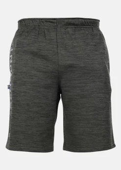 Discount Swedemount Training Logo Shorts Olive Melange/Lt. Grey Melange