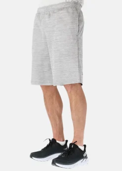 Swedemount Training Logo Shorts Lt. Grey Melange/Charcoal Melange