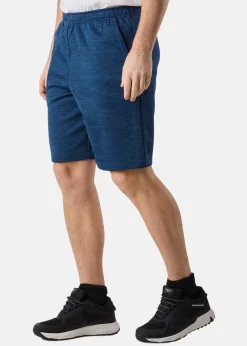 Online Swedemount Training Logo Shorts II Navy Melange/Lt. Grey Melange