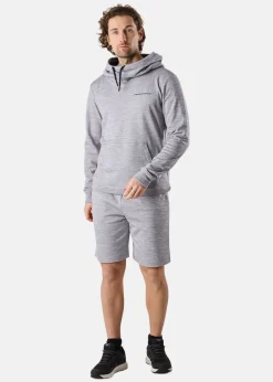 Best Swedemount Training Logo Shorts II Lt. Grey Melange/Charcoal Melange