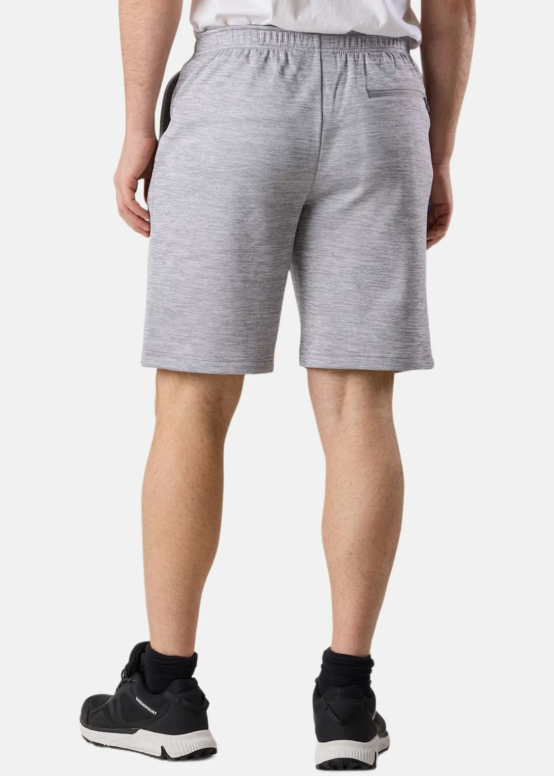 Best Swedemount Training Logo Shorts II Lt. Grey Melange/Charcoal Melange