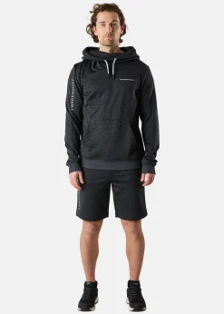 Discount Swedemount Training Logo Shorts II Charcoal Melange/Charcoal Melange