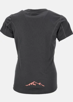 Clearance Swedemount Training Logo Tee G JR Charcoal Melange/New Pink