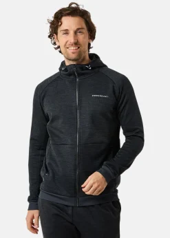 Swedemount Training Logo Zip Hood II Charcoal Melange/Charcoal Melange