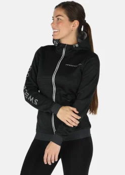 New Swedemount Training Logo Zip hood W Charcoal Melange/Lt. Grey Melange