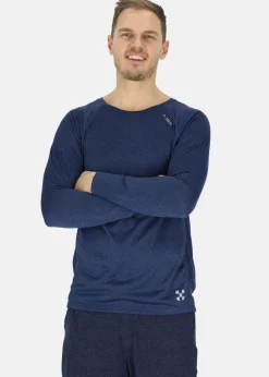 Hot X-trail Training L/S Tee Navy Melange