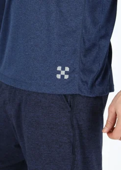 Hot X-trail Training L/S Tee Navy Melange