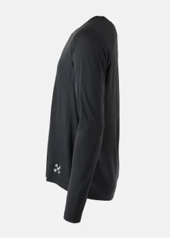 Clearance X-trail Training L/S Tee Black Melange