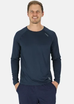 New X-trail Training L/S Tee II Dk. Navy Melange