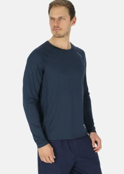 New X-trail Training L/S Tee II Dk. Navy Melange