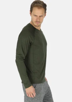 Online X-trail Training L/S Tee II Olive Melange