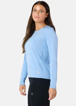 Clearance X-trail Training L/S Tee II W Lt. Blue Melange