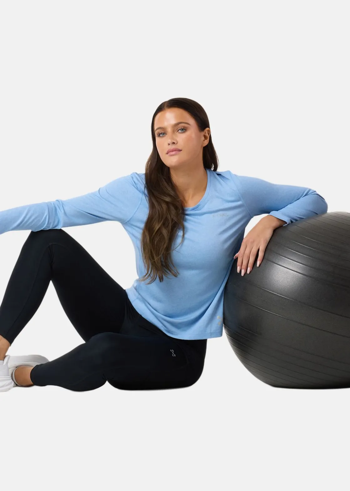 Clearance X-trail Training L/S Tee II W Lt. Blue Melange