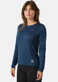 New X-trail Training L/S Tee W Navy Melange