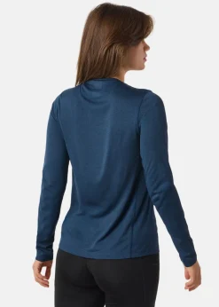 New X-trail Training L/S Tee W Navy Melange