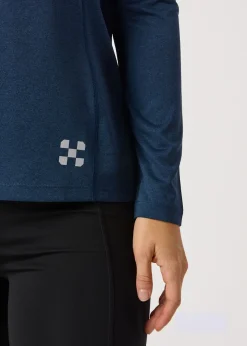 New X-trail Training L/S Tee W Navy Melange