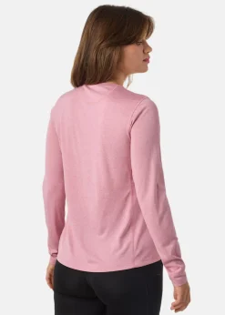 Clearance X-trail Training L/S Tee W Dusty Rose Melange
