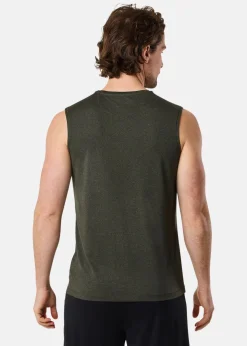 Sale X-trail Training Singlet II Dk. Olive Melange