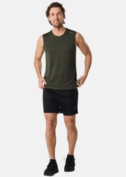 Sale X-trail Training Singlet II Dk. Olive Melange