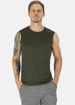 Best X-trail Training Singlet II Olive Melange