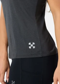 Best X-trail Training Singlet II W Black Melange