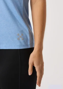 Hot X-trail Training Singlet W Lt. Blue Melange