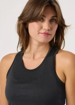 Outlet X-trail Training Singlet W Black Melange