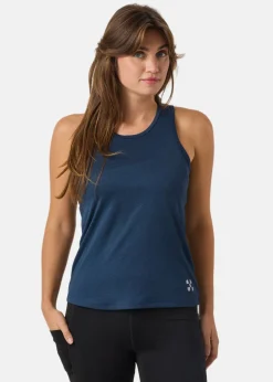 Hot X-trail Training Singlet W Navy Melange